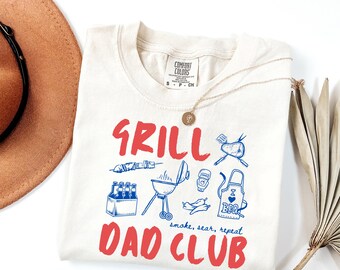 Comfort Colors® The Grill Father Shirt, The Grillfather Tee, The Godfather Tee, Father's Day Grill Shirt, Father's Day Shirt, Gift for Dad