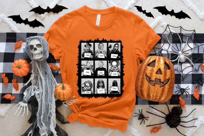 Horror Movie Character Shirt Horror Shirt Spooky Shirt Etsy
