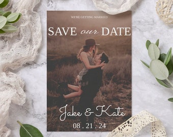 Save The Date Template, Save Our Date, Printable Save The Date Card, Save The Day Invites, engagement announcement, Save The Date Cards
