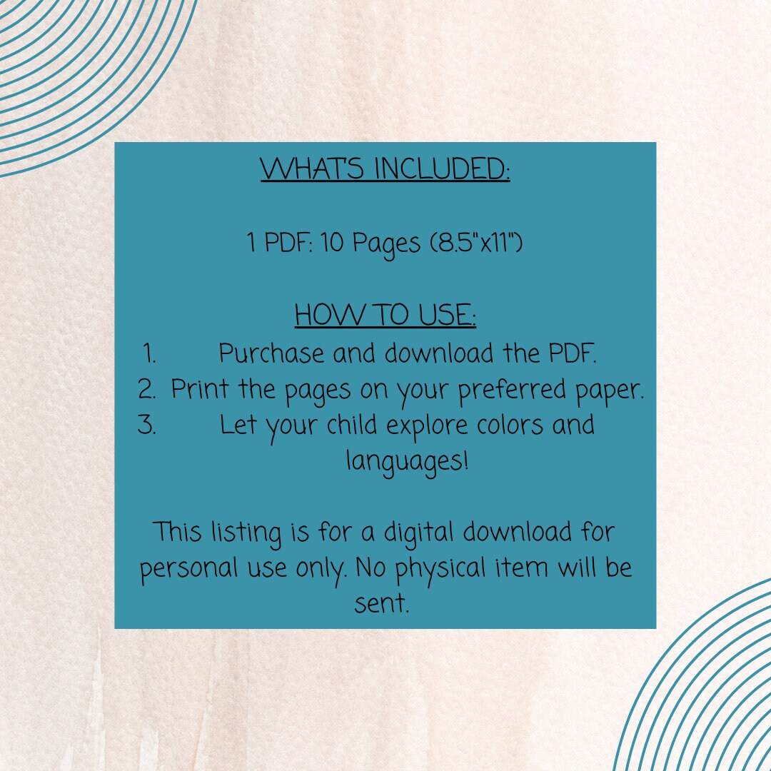 Frenchenglish Coloring Pages Bilingual Colouring Pages Printable