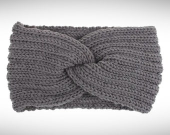 Winter Headband | Knit Turban Ear Warmer Hair Wrap | Warm, Soft & Cozy Twist Thick Headband | Boho Colibri