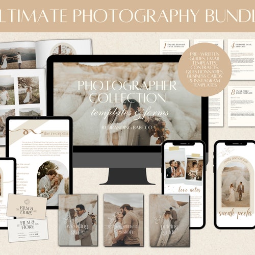 Wedding Photography Client Questionnaire Form Canva Boho Etsy