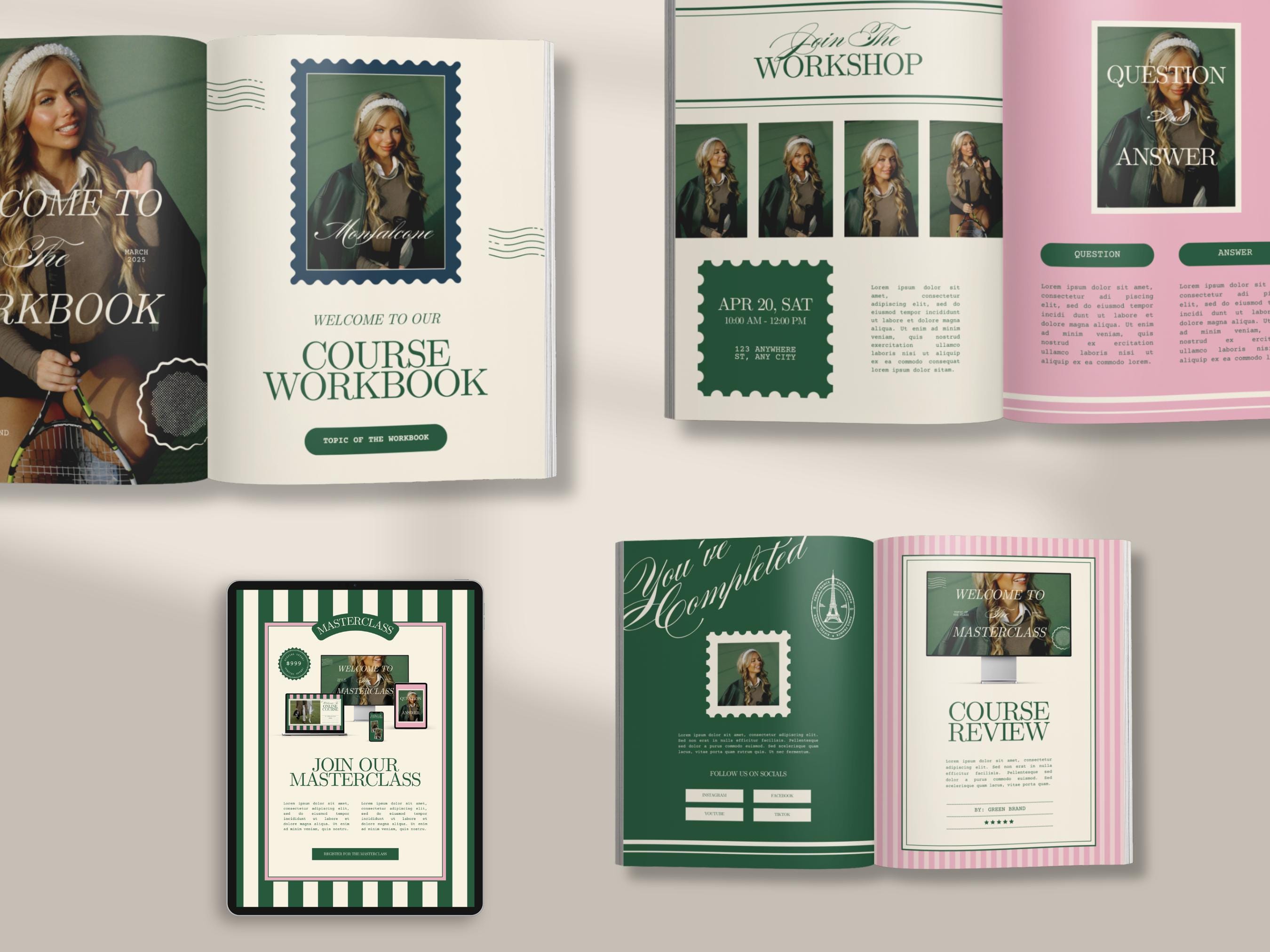 Canva Workbook Template for Coaches & Course Creators, Coaching Tools ...