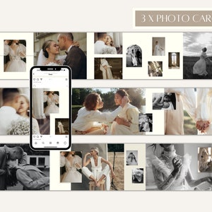 CANVA Modern Instagram Bundle Pack for Photographer, IG Post Carousel ...
