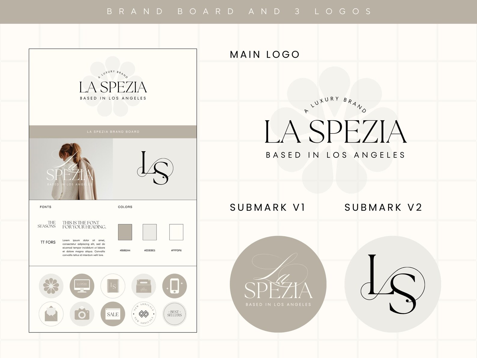 Canva Branding Kit Template, Minimalist Branding, Editable Logo ...
