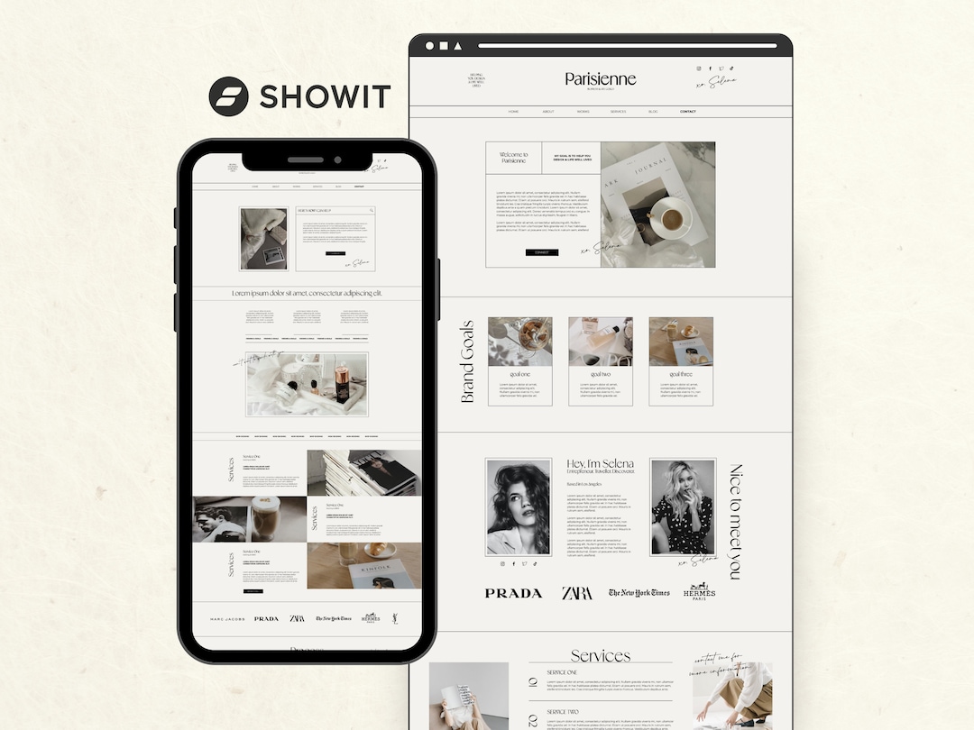 Showit Website Template for Creative Entrepreneurs Life Coach ...