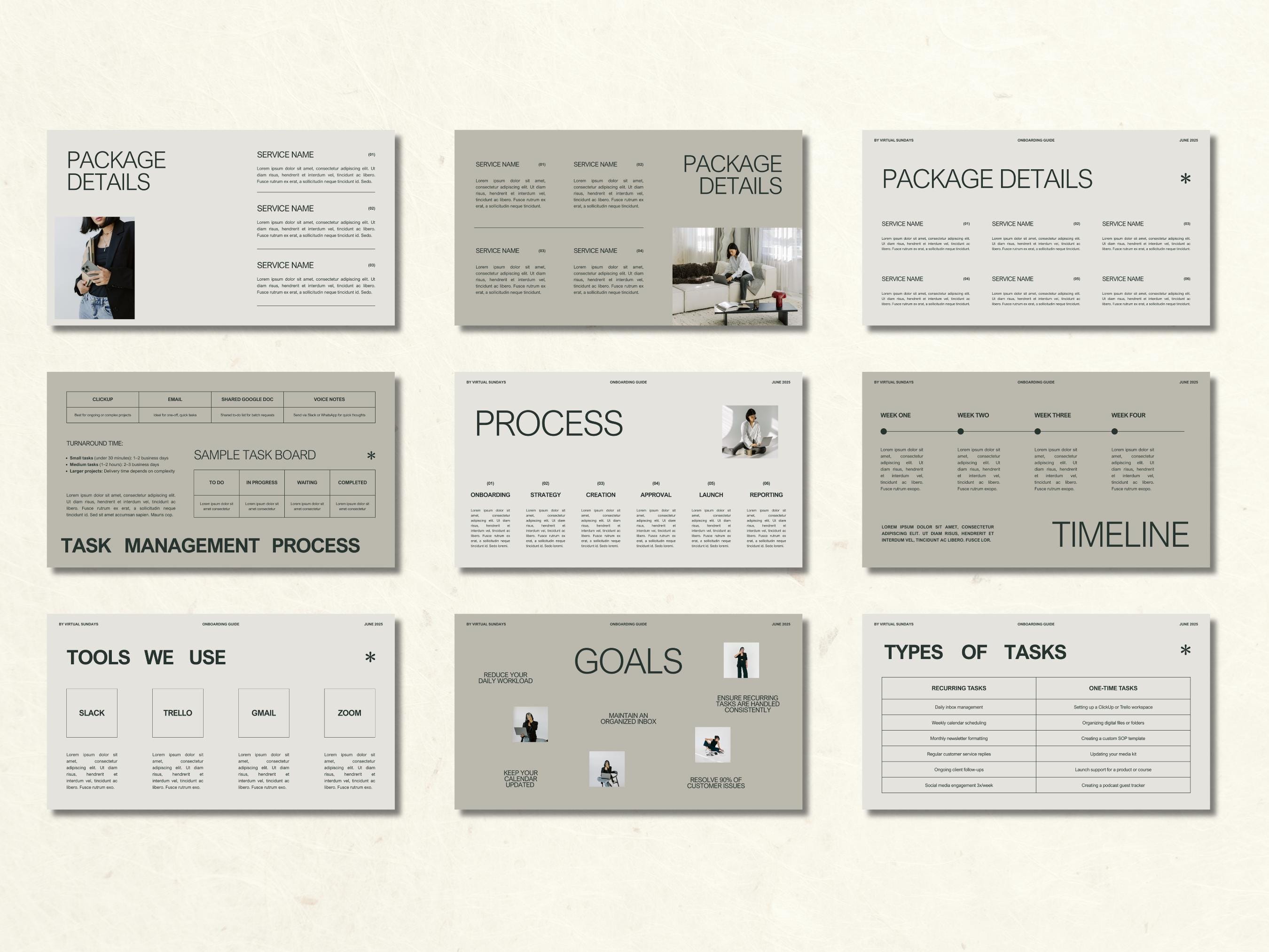 Virtual Assistant Onboarding Kit, Canva Client Welcome Guide Packet, VA ...