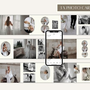 CANVA Modern Instagram Bundle Pack for Photographer, IG Post Carousel ...