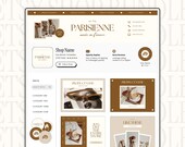 Etsy Shop Kit Bundle, Editable Canva, Etsy Shop Banner Templates, Product Listing Photos Mockup, Etsy Store Modern Branding Kit, Etsy Seller