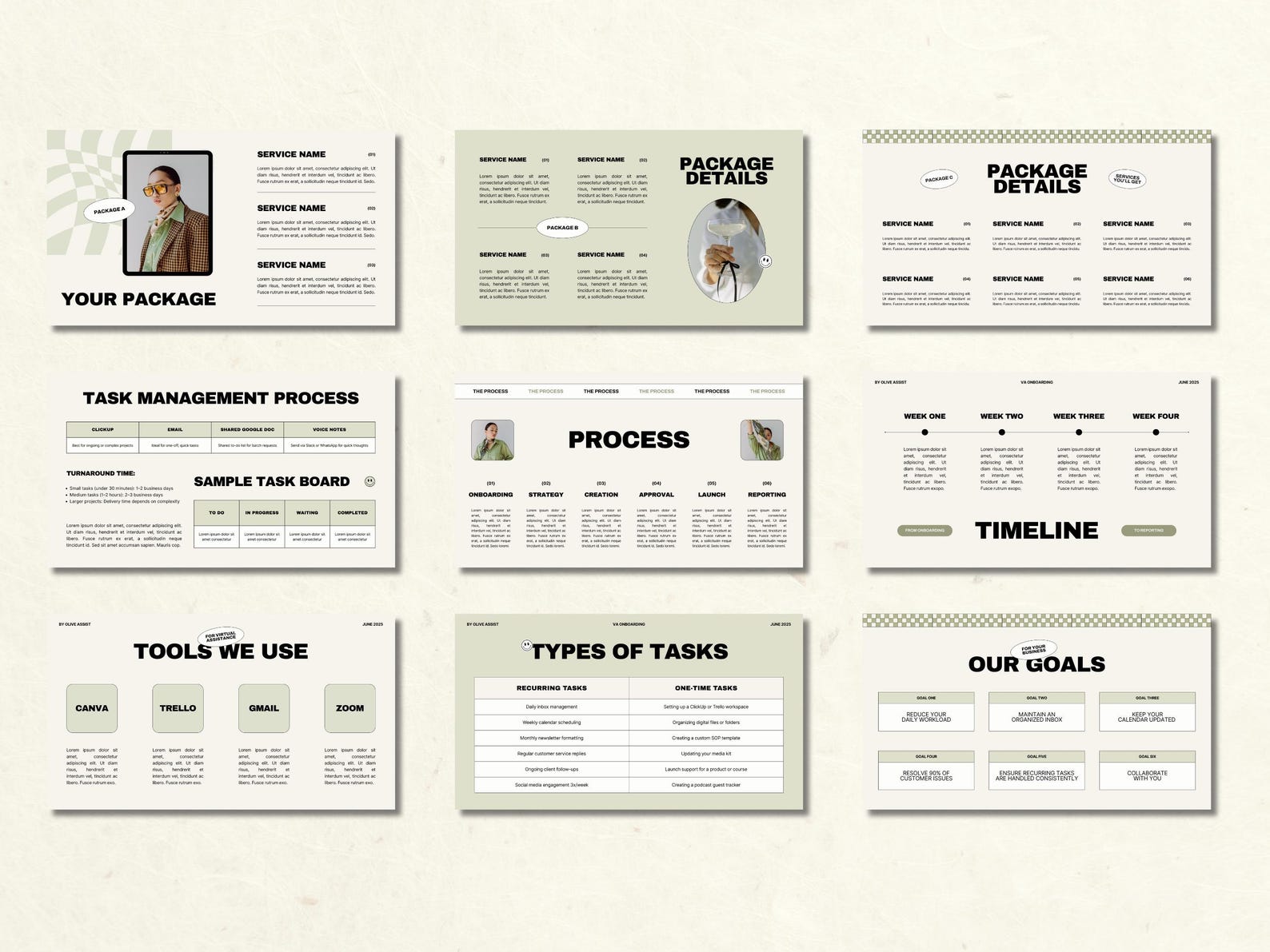 Virtual Assistant Onboarding Kit, Canva Client Welcome Guide Packet, VA ...