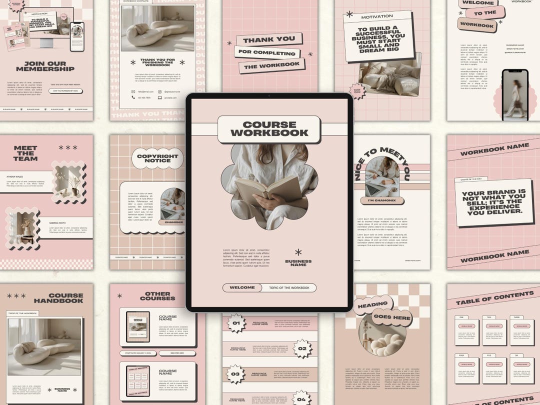 Canva Workbook Template for Coaches & Course Creators, Coaching Tools ...