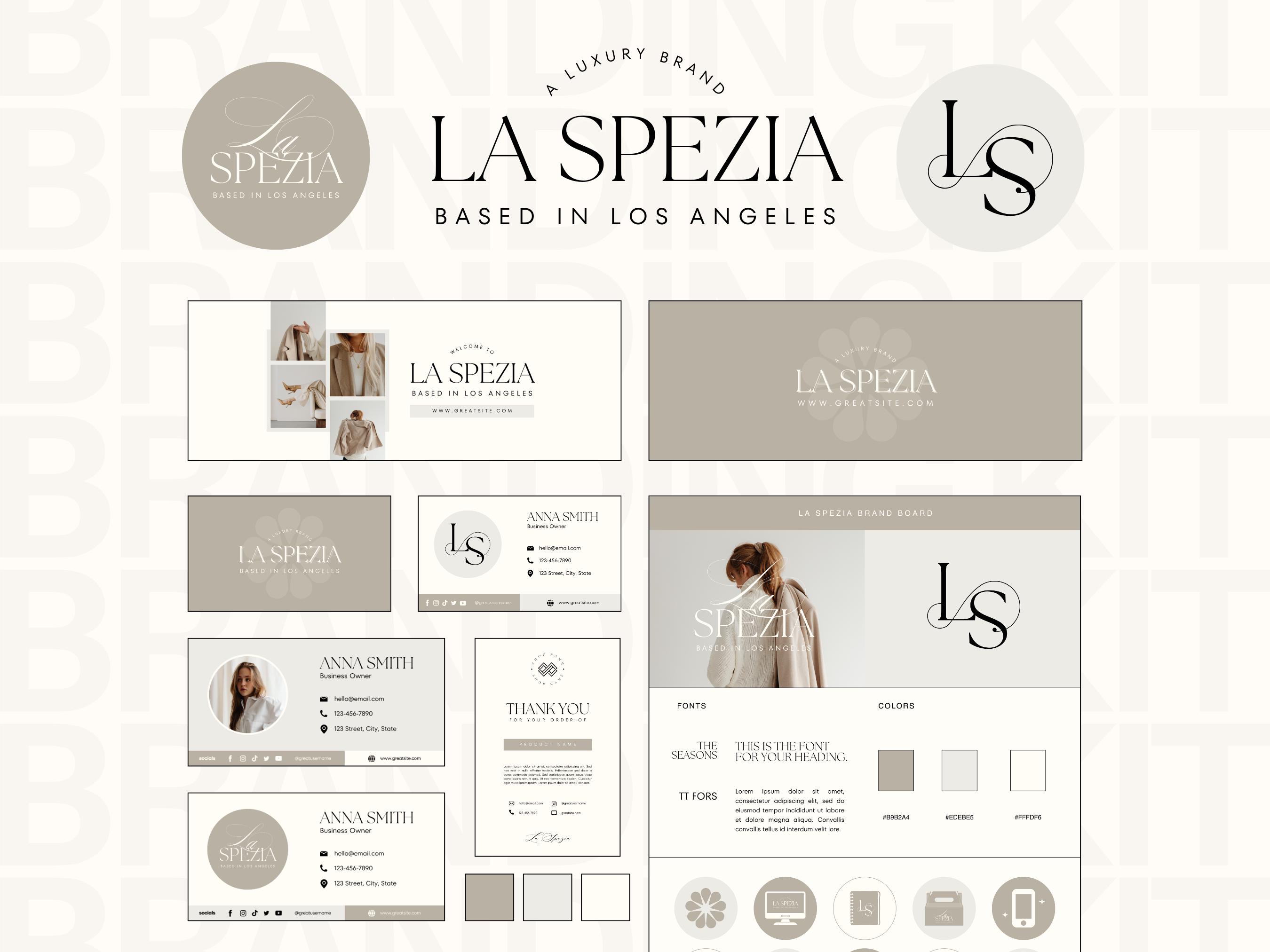 Canva Branding Kit Template, Minimalist Branding, Editable Logo ...