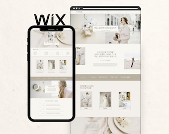 Plantilla de sitio web de Wix para fotógrafos de bodas de bellas artes, diseño web editorial moderno, sitio web de fotografía, diseño web creativo de Wix