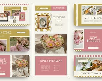 Email Marketing Templates Canva, Modern Colorful Newsletter Template, Marketing Mailing List Design for Mailchimp Klaviyo, Email Campaigns