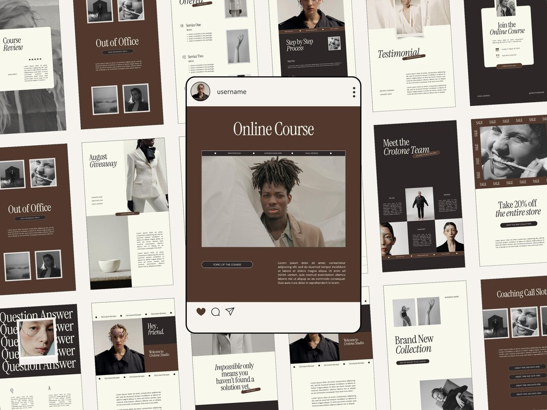 Canva Modern Instagram Stories and Posts Bundle, Editable Templates ...
