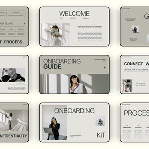 Virtual Assistant Onboarding Kit, Canva Client Welcome Guide Packet, VA ...