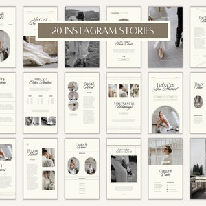 CANVA Modern Instagram Bundle Pack for Photographer, IG Post Carousel ...