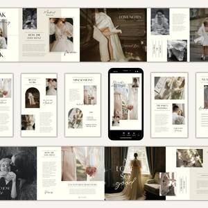 CANVA Modern Instagram Bundle Pack for Photographer, IG Post Carousel ...