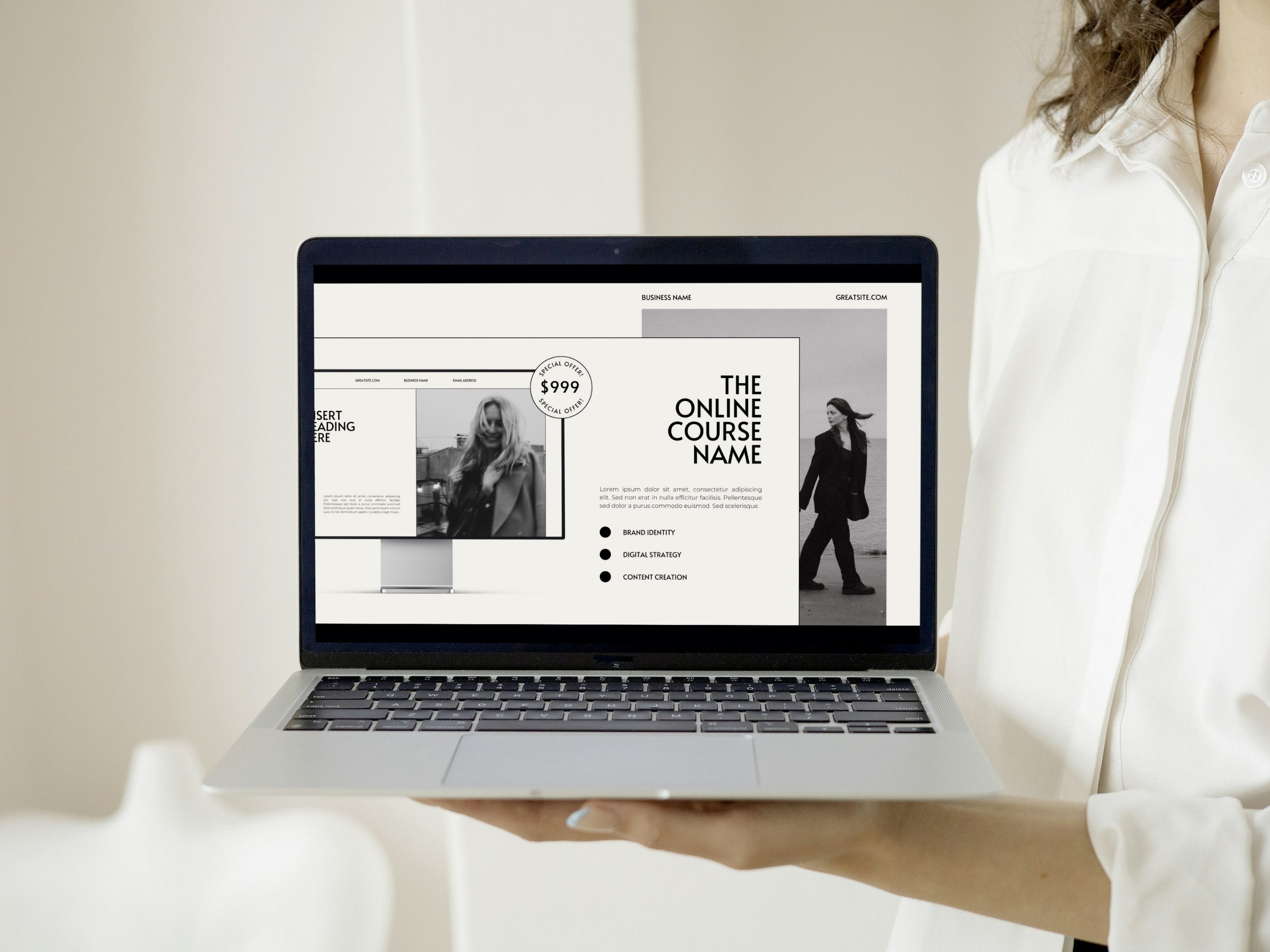 CANVA Business Life Coach Masterclass Template, Webinar Presentation ...