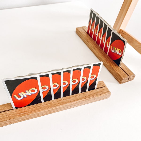 Playing Card Rack and Tray for Cards Etsy