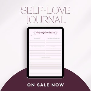 SELF-LOVE journal, self-love check in, daily journaling, daily self-love check in