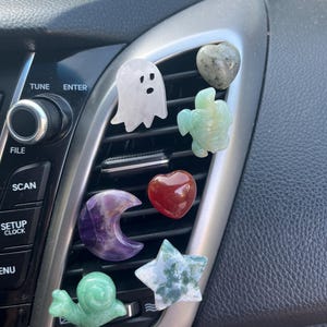 Crystal Car Vent Clips | Car Acessories | Gemstones | Car Outlet Decoration | Car Gifts | Car Crystal | Crystal Gifts