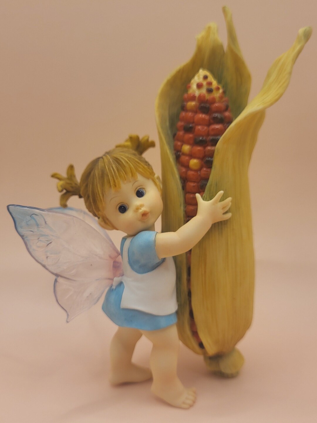 Vintage Enesco Little Kitchen Fairies Corn Cob Fairie Figurine 4002665