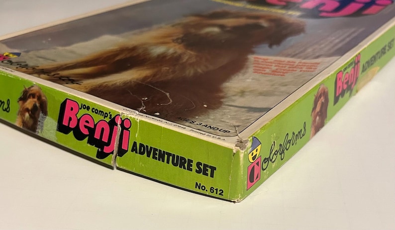 Benji Color Vintage 1975 Benji Colorforms Adventure Set No 612 Mulberry Square ...