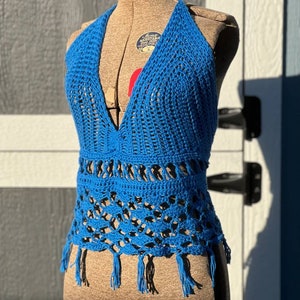 Andromeda Bralette Crochet Pattern, Summer top, bathing suit , crop top, bra pdf
