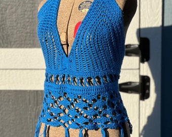 Andromeda Bralette Virkmönster, Sommartopp, Baddräkt, Magtröja, BH pdf