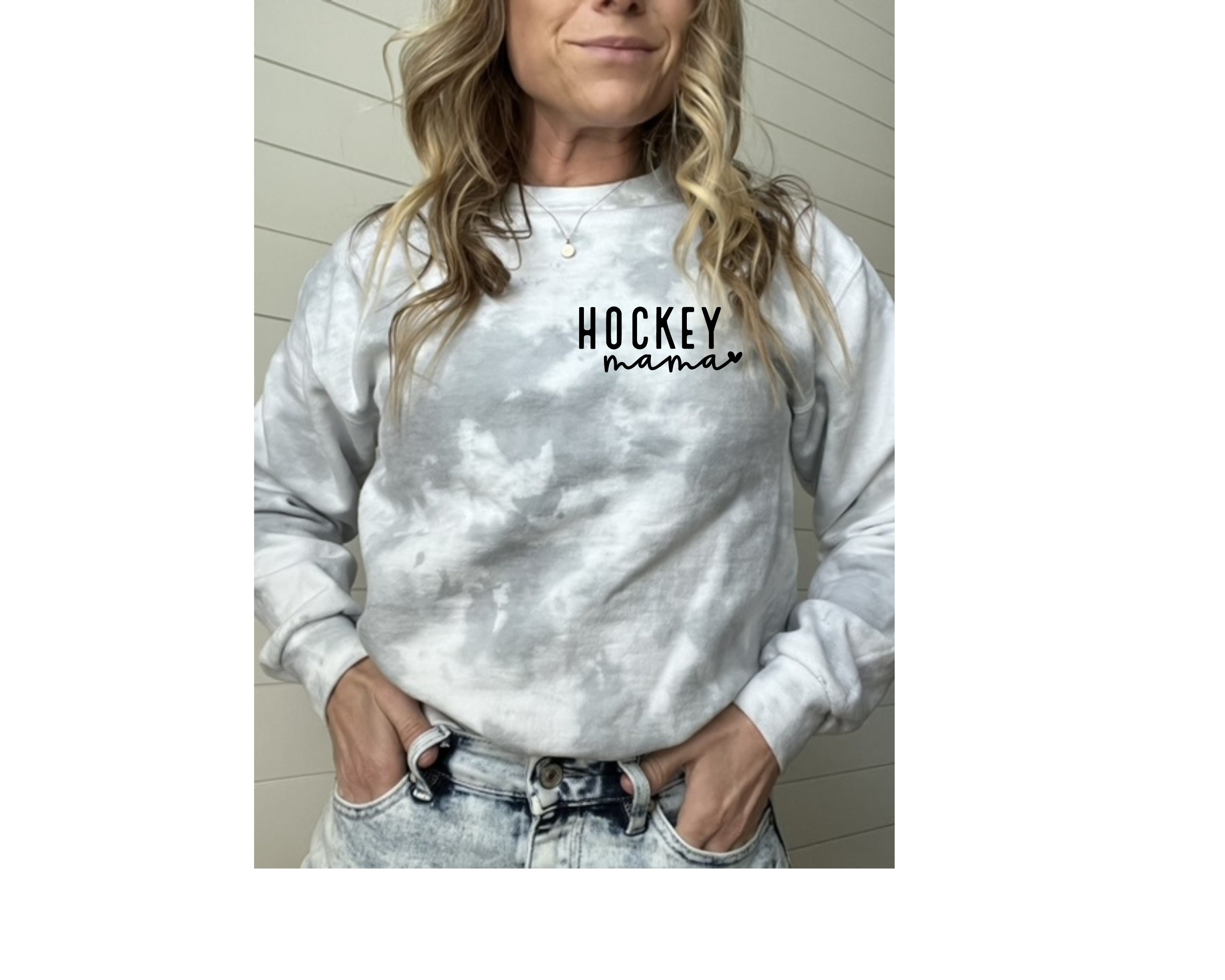 Swingbellys Hockey Style Hooded Sweatshirt with Sewn-On Patch