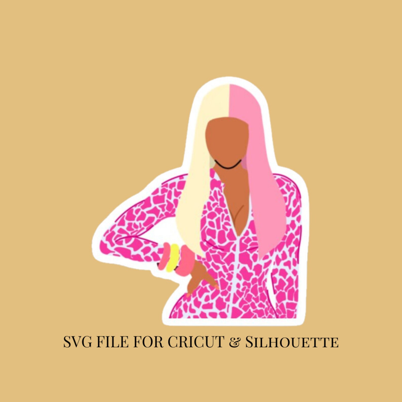 SVG File for Cricut and Silhouette Nicki Minaj Barbz Pink - Etsy Australia