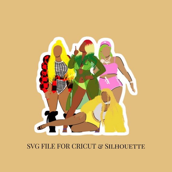 SVG File for Cricut and Silhouette Nicki Minaj Barbz Pink - Etsy Australia