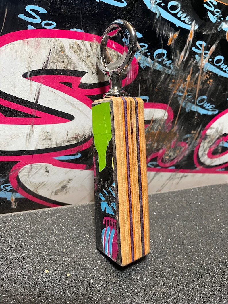 Recycled Skateboard Bottle Opener Etsy