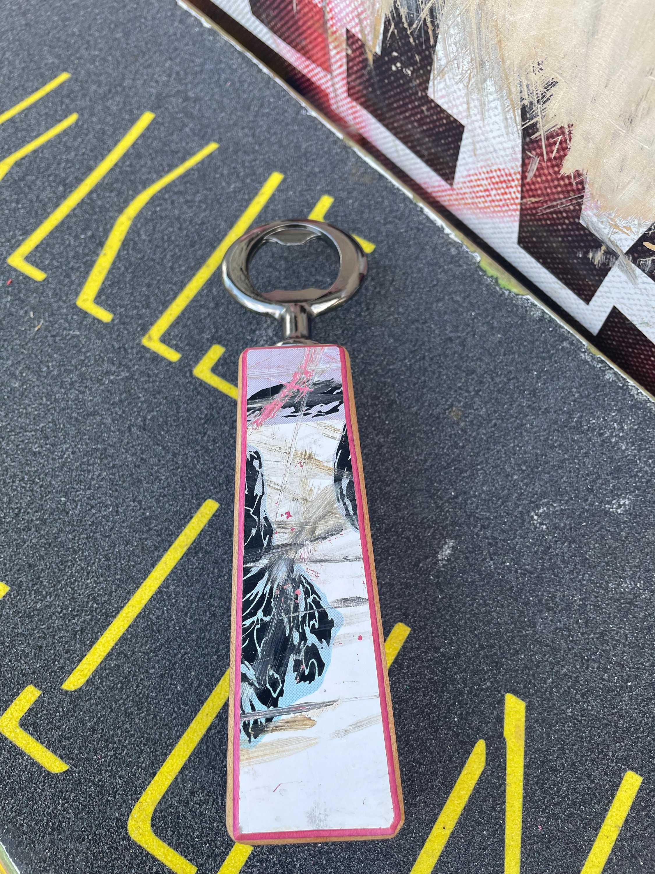 Recycled Skateboard Bottle Opener Etsy