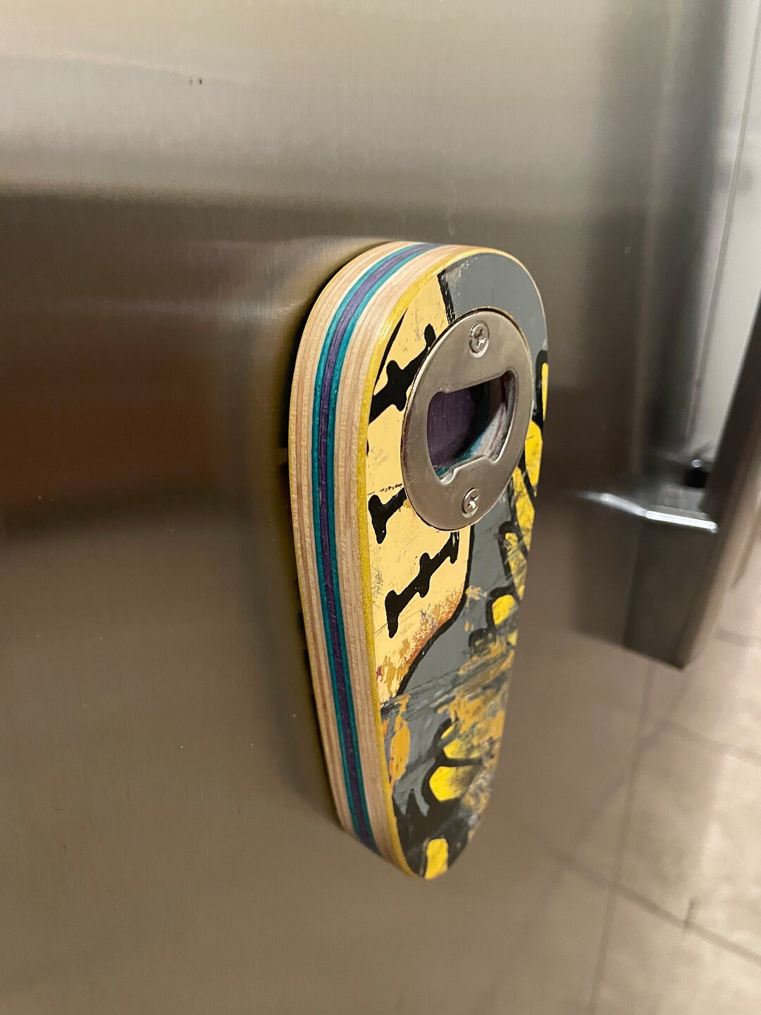 Recycled Skateboard Bottle Opener Etsy