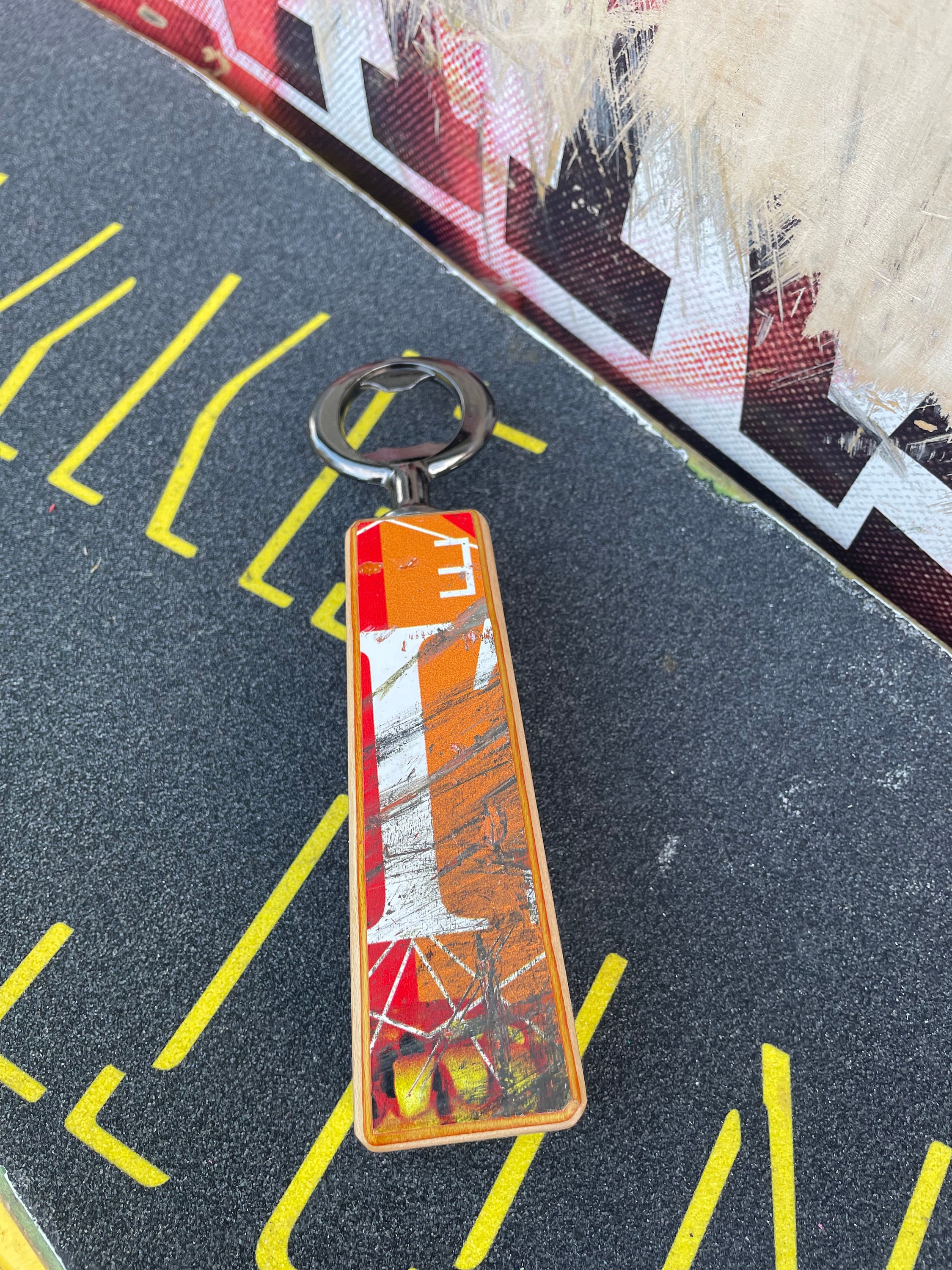 Recycled Skateboard Bottle Opener Etsy
