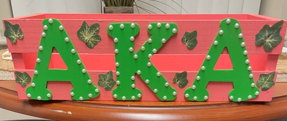 Alpha Kappa Alpha Crate - Etsy