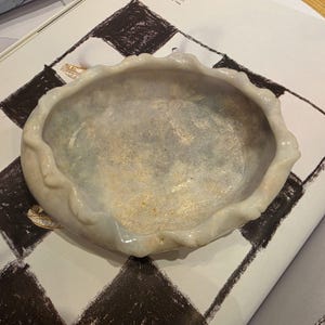 13 * 10 cm - Korean Jade Jewelry Box – Decorative Tray with Jade