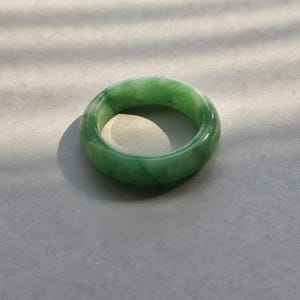 6mm Korean Jade Band Ring | A Classic Style Frequently Appearing in K-Dramas