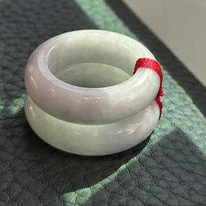 US 8 - 7mm Korean Jade Band Rings Set | A Classic Style Frequently Appearing in K-Dramas