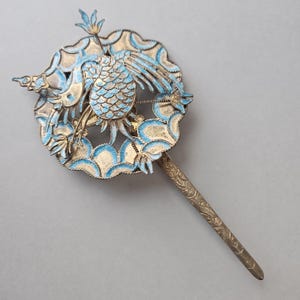 Handmade Korean Hair Stick | Traditional Silver Binyeo | Joseon Dynasty Style | Hanbok Hair Accessory | Korean Heritage Gift