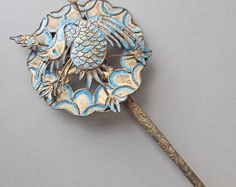 Handmade Sterling Silver Binyeo | Korean Hair Stick, Joseon Dynasty Style