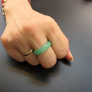 5mm US 7 - Korean Jade Band Ring | A Classic Style Frequently Appearing in K-Dramas