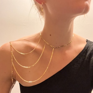 Shoulder chain choker