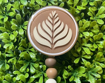 Latte Badge Reel|Cute Badge Reel|Nurse Badge Reel|Coffee Badge Reel|