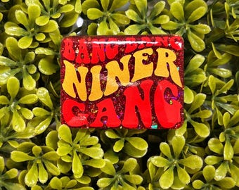 Bang Bang Niner Gang Badge Reel|Niners Badge Reel|Nurse Badge Reel|San Francisco Badge Reel|Football Badge Reel|