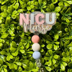 NICU Nurse Badge Reel|Nurse Badge Reel|Cute Badge Reel|
