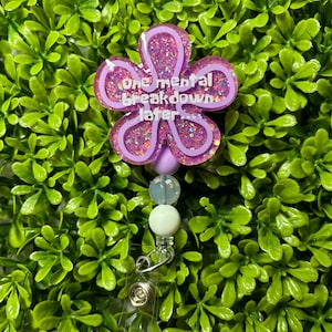 Carrete de insignias Flower Cloud/Carrete de insignias/Regalo para enfermeras y maestros/