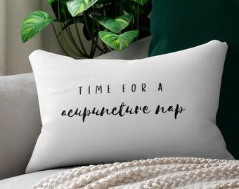 Acupunctuur Nap Kussen, Acupunctuur Decor, Acupuncturist, Acupunctuur Gift, Chinese Geneeskunde, TCM, Acupunctuur Kunst